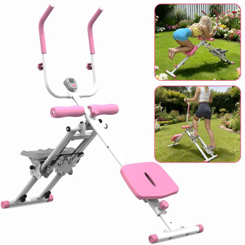 2 in 1 Stair Stepper & Ab Workout Machine - Multi-Function Trainer-Upgrade High-Efficiency Stairmaster & Ab Trainer Machine Full-Body Exercise Equipment for Home Gym Exercise