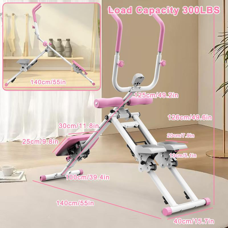 2 in 1 Stair Stepper & Ab Workout Machine - Multi-Function Trainer-Upgrade High-Efficiency Stairmaster & Ab Trainer Machine Full-Body Exercise Equipment for Home Gym Exercise