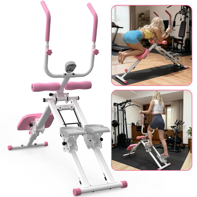 2 in 1 Stair Stepper & Ab Workout Machine - Multi-Function Trainer-Upgrade High-Efficiency Stairmaster & Ab Trainer Machine Full-Body Exercise Equipment for Home Gym Exercise