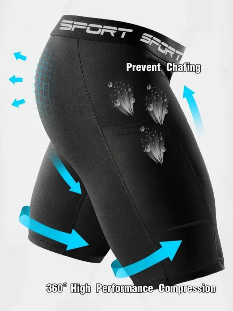 3 Pack Men'S Athletic Shorts with 'KING' Print, High Elastic Polyester and Spandex Blend, Breathable Quick Drying with Pockets for Basketball Training and Compression Swimming