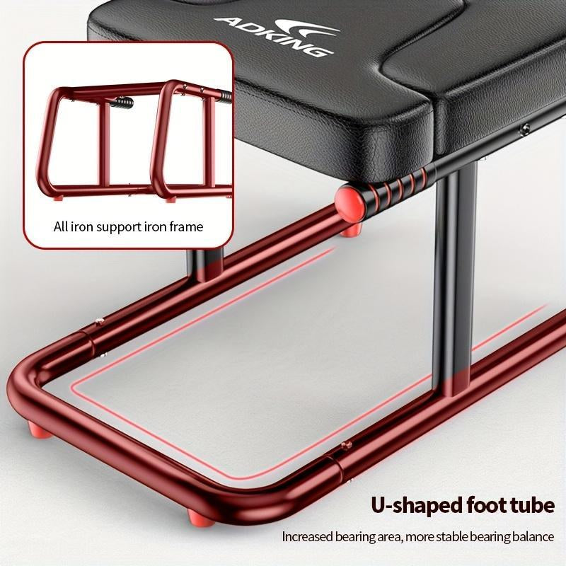 Foldable Yoga Inversion Bench Headstand Chair for Core Strength and Balance Training Portable Durable Home or Studio Use