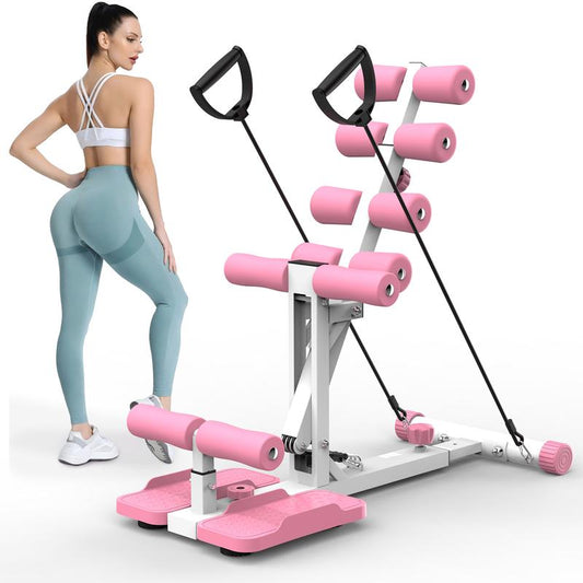 【Dufominc】Deep Squat Machine for Home-Glutes Trainer Machine with Resistance Bands Squat Assist Trainer for Core & Legs Workout Ideal for Home Gym, Apartment & Office