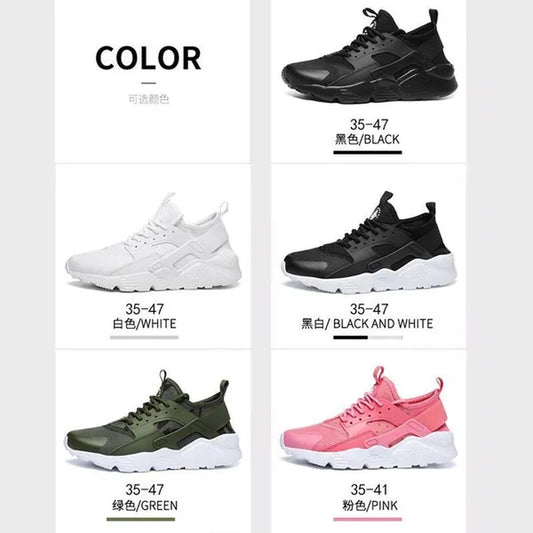 Fashion Running Shoes for Couples Lightweight MD Sole Sports Shoes Breathable Sneakers for Men plus Size EU 35-47