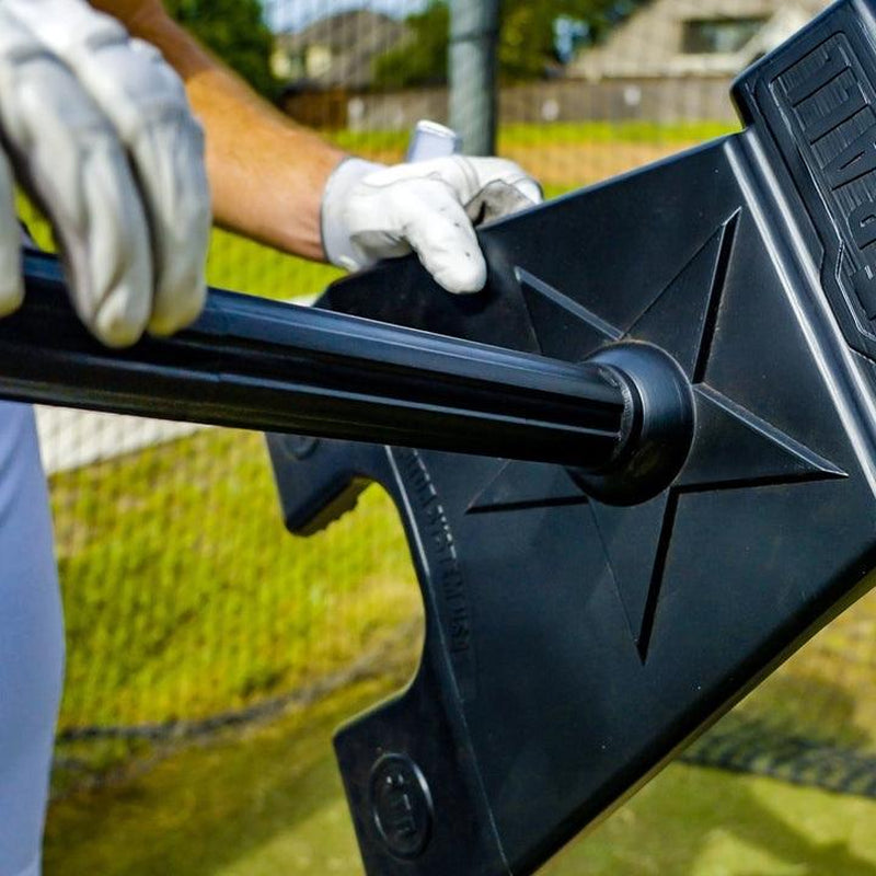 753 Sports Power Batting Combo with Carbon Fiber Design Batting Tee, Power Batting System and Bat Rack Pitcher Baseballequipment