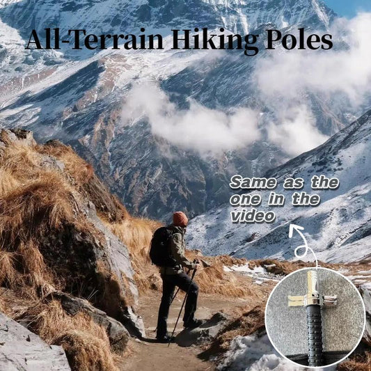 Collapsible Trekking Poles for Easy Travel and Storage