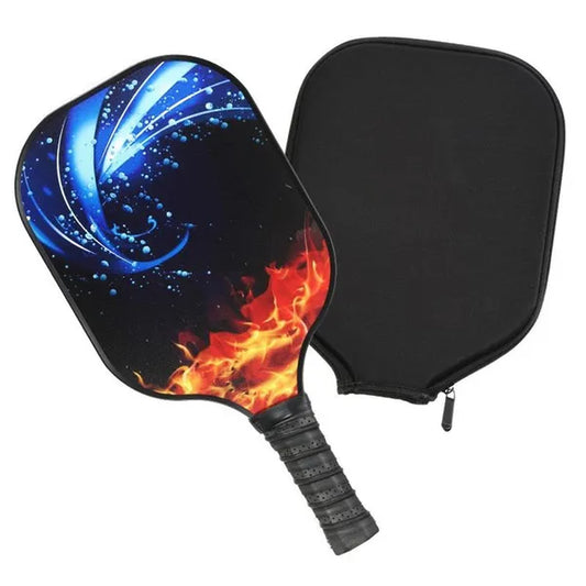 Graphite Pickleball Paddles USAPA Fiberglass Paddle with Bag Blue Red
