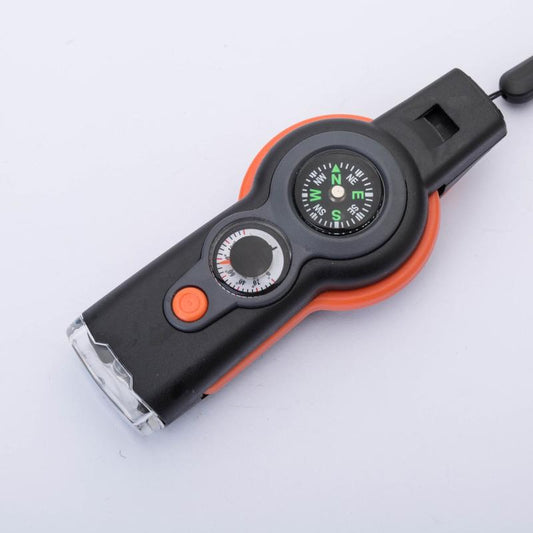 7-In-1 SURVIVAL MUST-HAVE! Light, Compass & Thermometer!