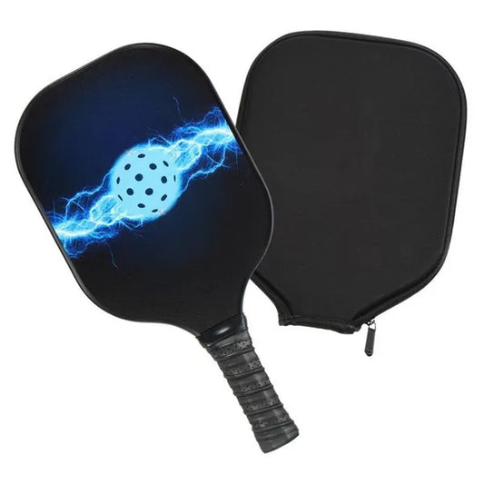 Graphite Pickleball Paddles USAPA Fiberglass Paddle with Bag Blue Ball