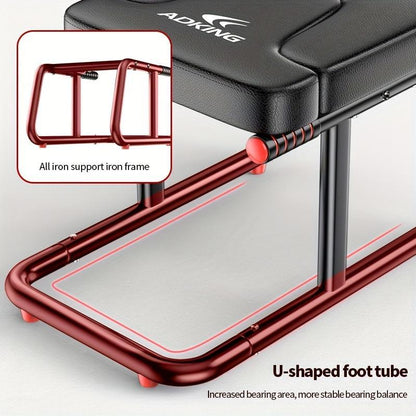 Foldable Yoga Inversion Bench Headstand Chair for Core Strength and Balance Training Portable Durable Home or Studio Use